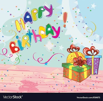 Kids birthday party vector image