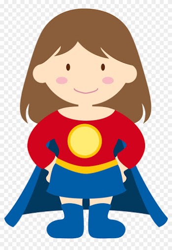 Kids Dressed As Superheroes Clipart Oh My Fiesta For - Superhero Clipart