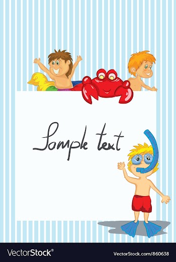 Kids playing vector image