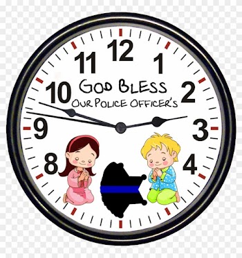 Kids Prayer Police Clock - Wall Clock Wifi Camera