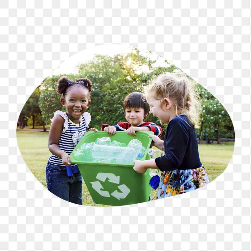 Kids recycling png rubbish badge | Free PNG - rawpixel
