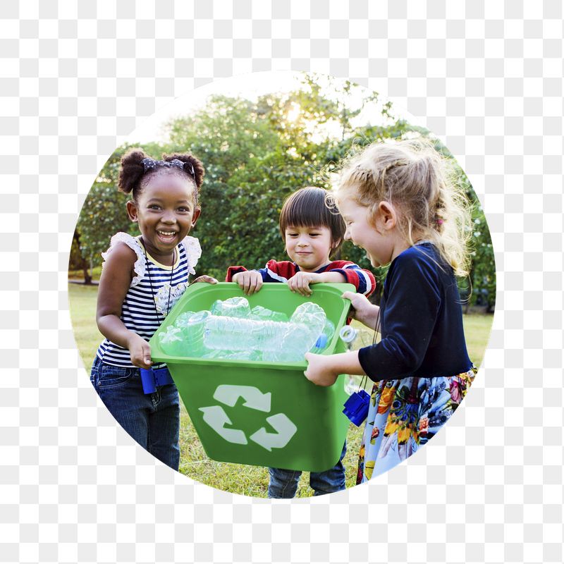 Kids recycling png rubbish badge | Free PNG - rawpixel