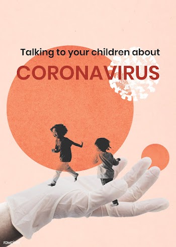 Kids running safely during coronavirus pandemic background | Free  illustration - 2318530