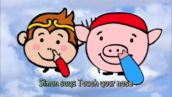 Kids Songs] Simon says, Sing-A-Long Song - YouTube