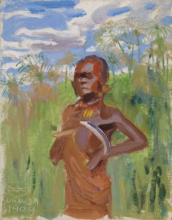 Kikuyu in papyrus reeds, 1909, | Free Photo - rawpixel
