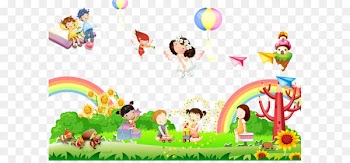 Kindergarten Cartoon Illustration - kindergarten 