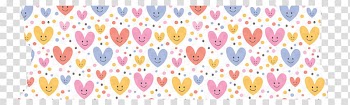 Kinds of Washi Tape Digital Free, white, pink, red, yellow and blue hearts print washi tape transparent background PNG clipart
