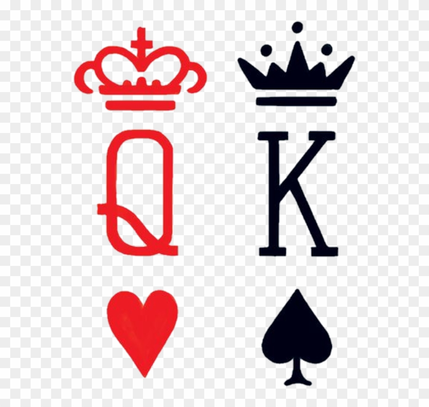 King Clipart Queen King Heart - King Queen Card Symbol
