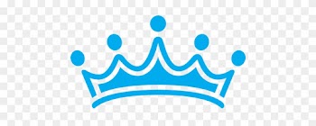 King Crown Clip Art Blue - Simple King Crown Drawing