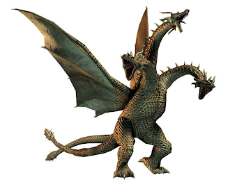 King Ghidorah Drawing | Free download best King Ghidorah Drawing ...