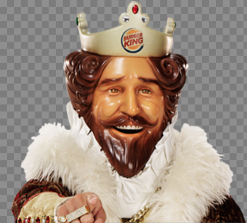 King Hamburger Food Sneak Fast Burger The