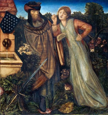 King Mark and La Belle Iseult (1862) painting… | Free public domain illustration