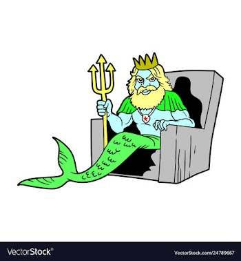 King ocean vector image