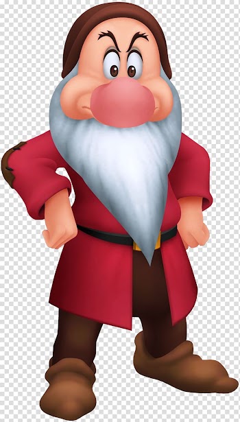 Kingdom Hearts Birth by Sleep Seven Dwarfs Grumpy Dopey Bashful, Dwarf transparent background PNG clipart