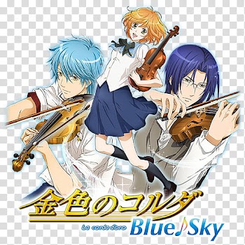 Kiniro no Corda Blue Sky Anime Icon, Kiniro_no_Corda_Blue_Sky_by_Darlephise, Blue Sky anime transparent background PNG clipart