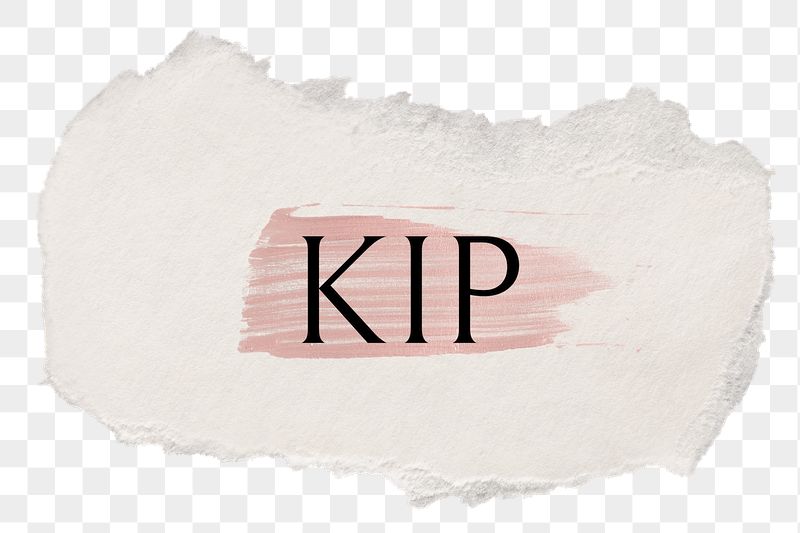 KIP png word sticker typography, | Free PNG - rawpixel