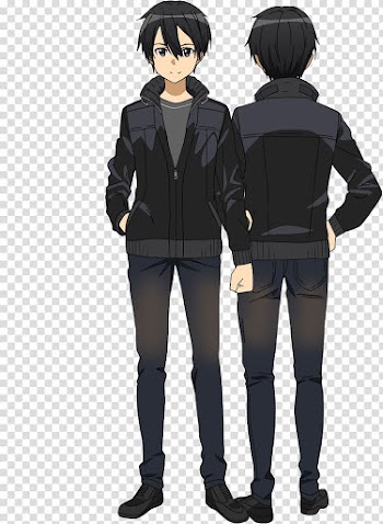 Kirito Anime Sword Art Online 2: Aincrad Clothing, Anime transparent background PNG clipart