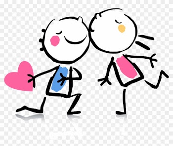 Kiss Cartoon Valentines Day Romance - Happy Valentines Day Cartoon
