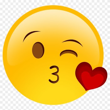 Kiss Emoji Clipart - Kiss Smiley Png