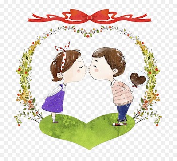Kiss Love Illustration Significant other Romance - kissing 
