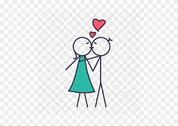 Kiss, Love, Valentine, Romance, Sex, Boy, Girl Icon - Boy And Girl Love Png