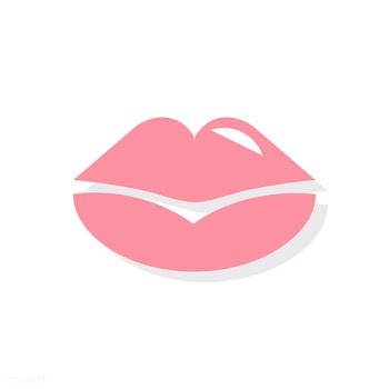 Kissing lips Valentines day icon | Free stock vector - 425014