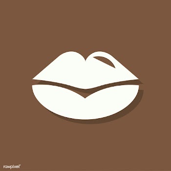 Kissing lips Valentines day icon | Free stock vector - 425034