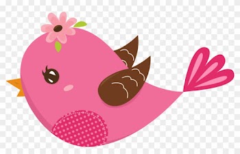 Kit De Artes Digitais Gratuitas "passarinhos Para Meninas" - Passarinho Jardim Encantado Png