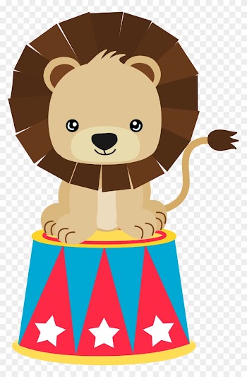 Kit De Personalizados Tema "circo" Para Imprimir - Leao Circo Png