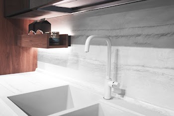 Kitchen Interior Modern Kitchen Luxury Mixer Breakfast Concept Kitchen Background