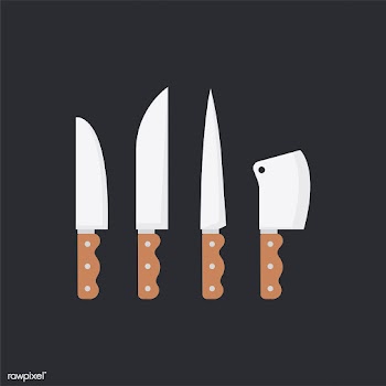 Kitchen knives set vector illustration | Free stock vector - 487663