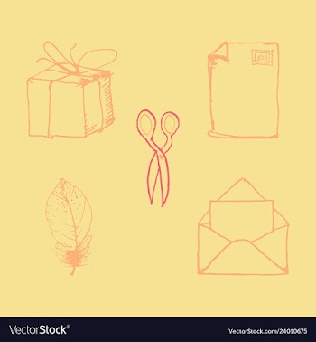 Kitchen set icon in vintage hand drawn style vector image