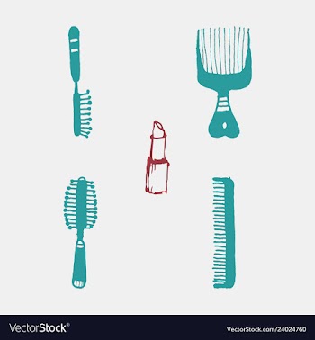 Kitchen set icon in vintage hand drawn style vector image