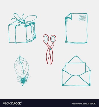 Kitchen set icon in vintage hand drawn style vector image