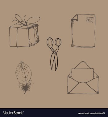 Kitchen set icon in vintage hand drawn style vector image