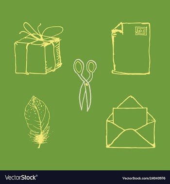 Kitchen set icon in vintage hand drawn style vector image