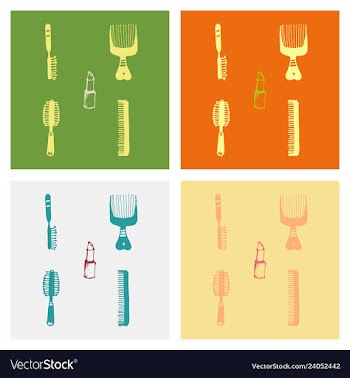 Kitchen set icon in vintage hand drawn style vector image