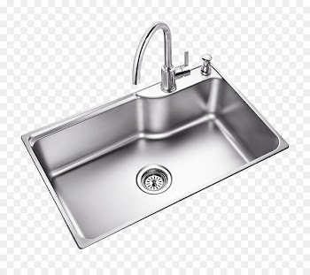 Kitchen Sink Moen Tap Stainless steel - Single large sink 