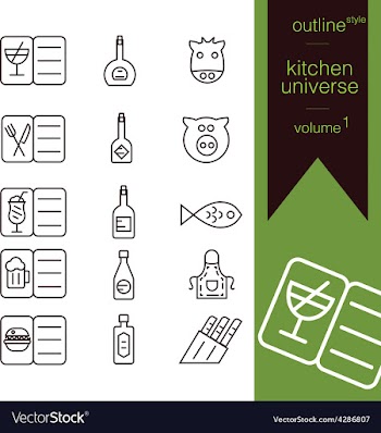  					Kitchen universe volume 1 vector image														