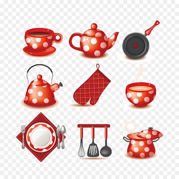 Kitchen utensil Kitchenware Kitchen cabinet - Vector tea and kitchenware 