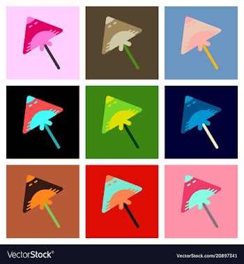 Kite icon vector image