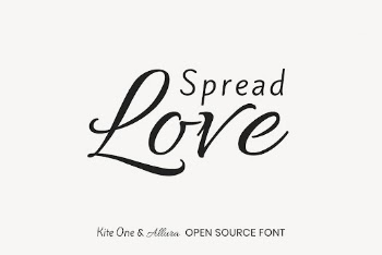 Kite One & Allura open | Free Font Add-on - rawpixel
