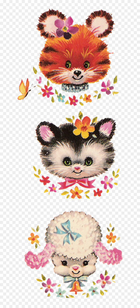 Kitten Art Decal - kitten 