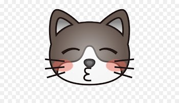 Kitten Cat Face with Tears of Joy emoji Emoticon - kitten 