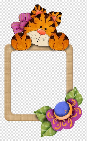 Kitten Frames Paper Tiger, kitten transparent background PNG clipart