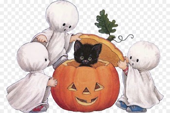 Kitten Halloween Cat Pumpkin 31 October - kitten 