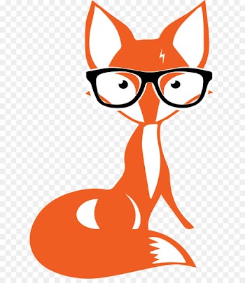 Kitten Red fox Logo Nerd - kitten 