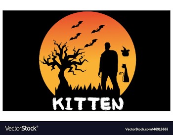 kitten t-shirt design