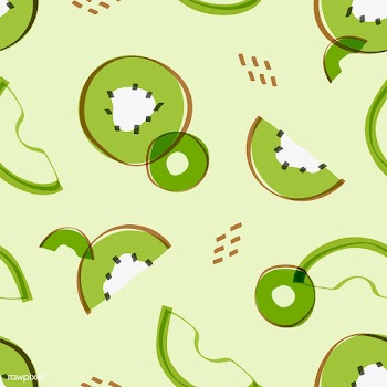 Kiwi fruit Memphis style | Free stock vector - 845262