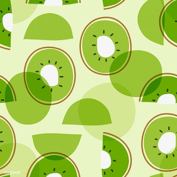 Kiwi fruit Memphis style | Free stock vector - 845275